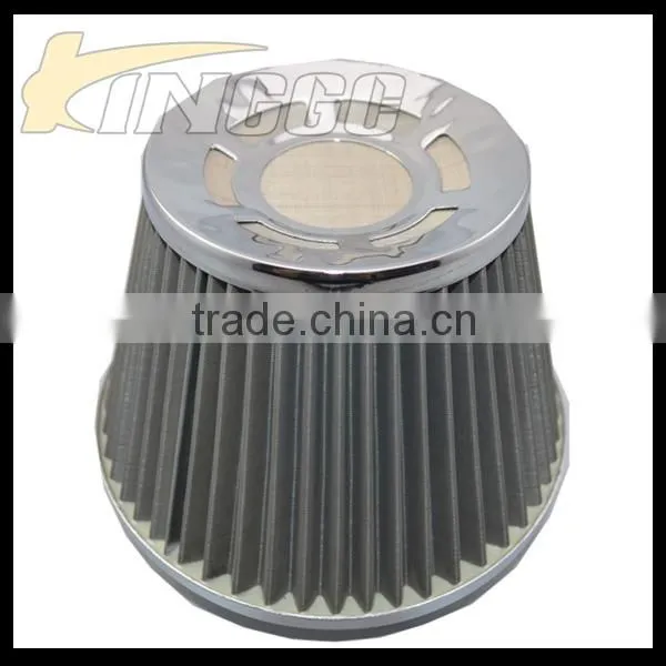 Universal compressed 72mm automotive air intake filter for car