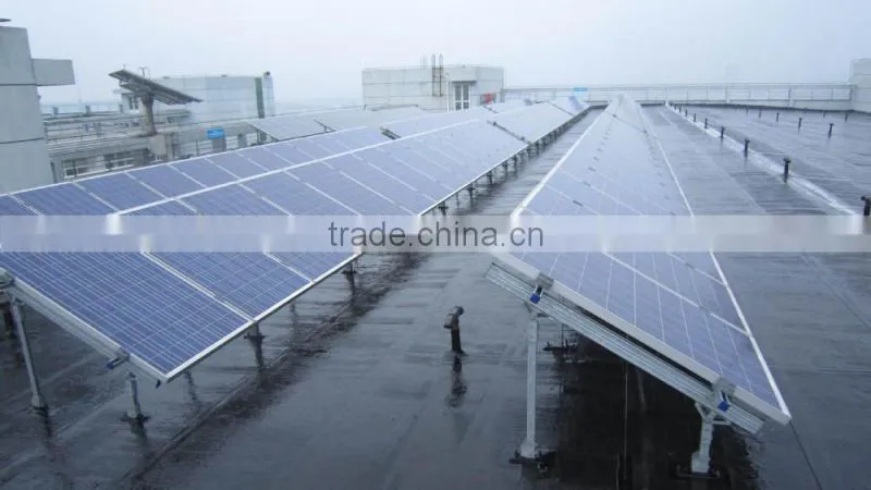 Solar Pole Mounting Brackets with solar system