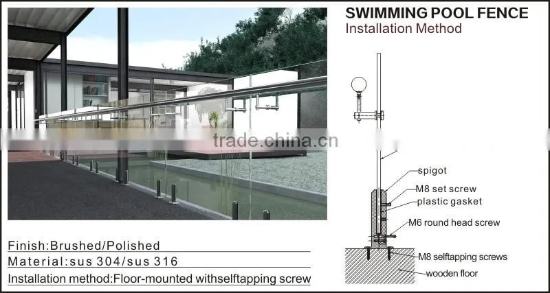 decorative fence inserts / swimming pool decorative fencing