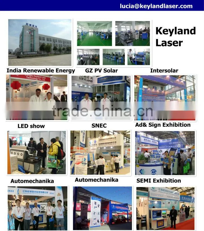 Cheap Keyland 20w IPG Fiber Laser Scribing-Cell Machine without Maintenance