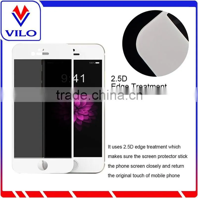 Silk Printing Anti-Spy Temepred Glass Screen Protector For iPhone 6/ 6S