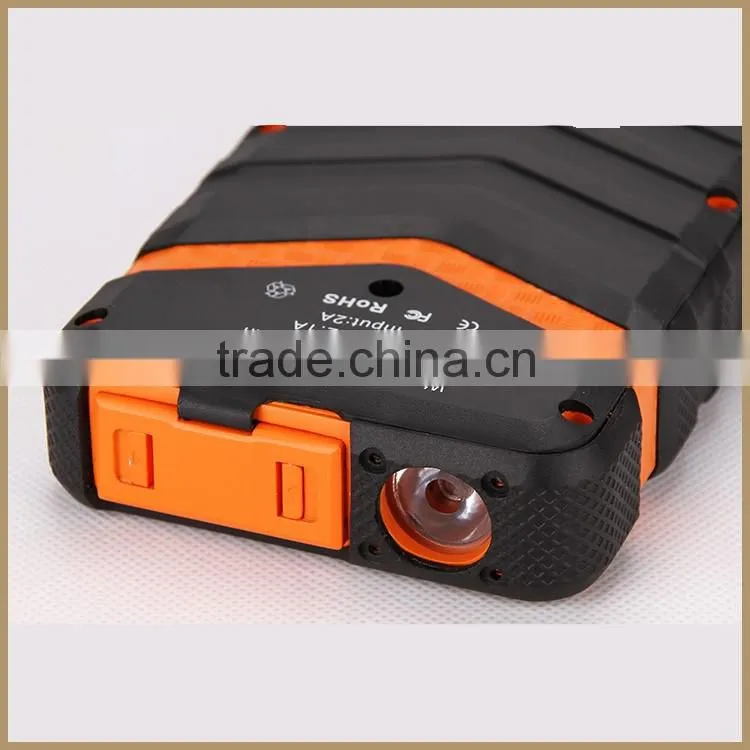 2016 Wholesale Water Proof Shock Proof Dust Proof Multicapacity Power Bank 18000mAh With Flashlight