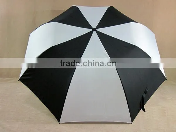 30" Automatic 2 Fold Golf Umbrella with Matching Sleeve