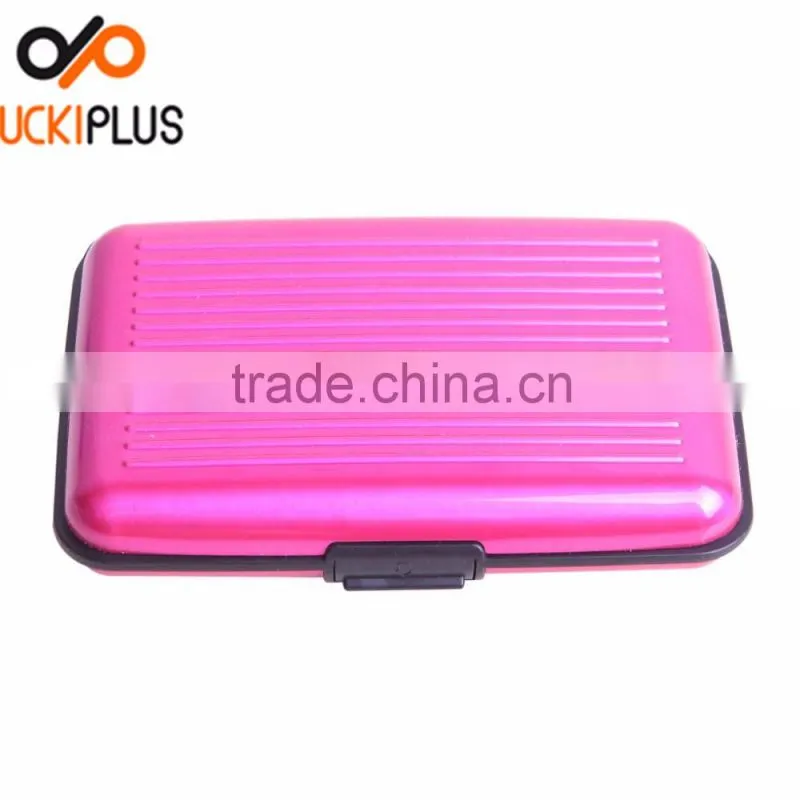 Luckiplus Inventory Hot Pink Pattern Aluminum Wallets Identity Theft Blocker