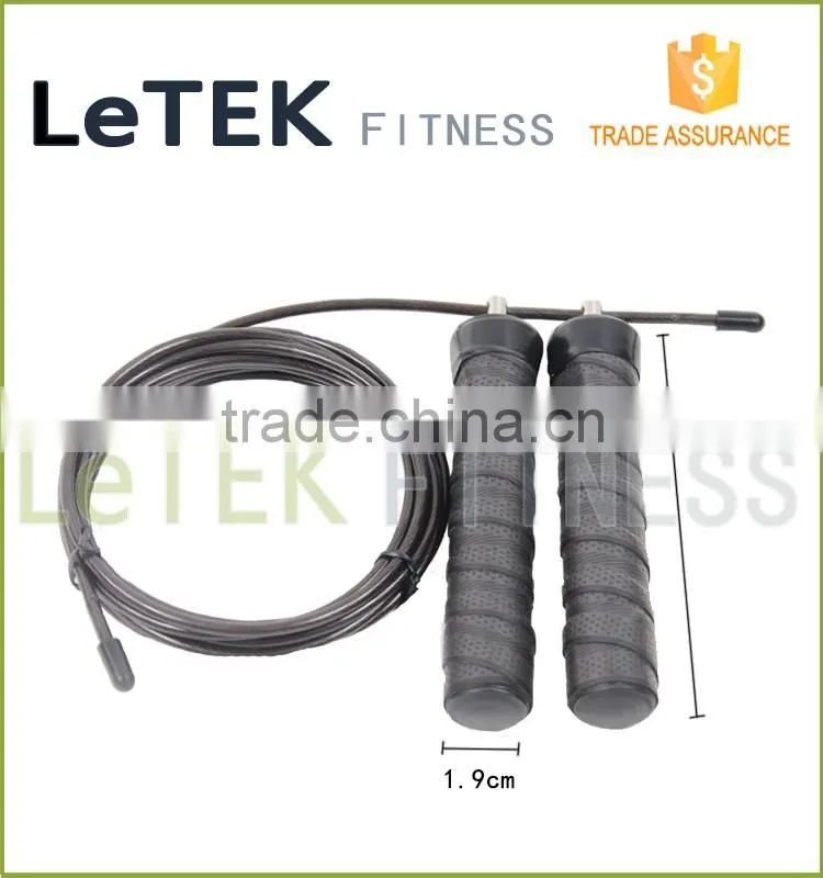 Double Under Adjustable Cable Wire Speed Rubber Jump Rope