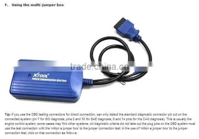 Xtool PS2 OBD Hino Truck Diagnostic Tool with Free Hino Truck diagnostic software