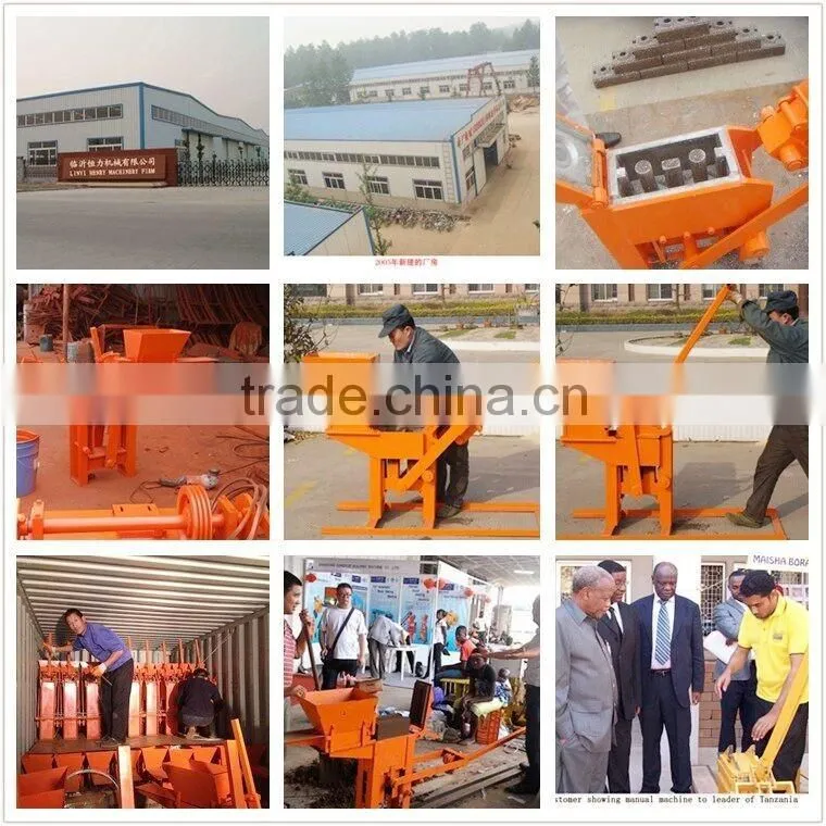 HR1-30 manual brick making machine lego blocks making machineries wholesale price
