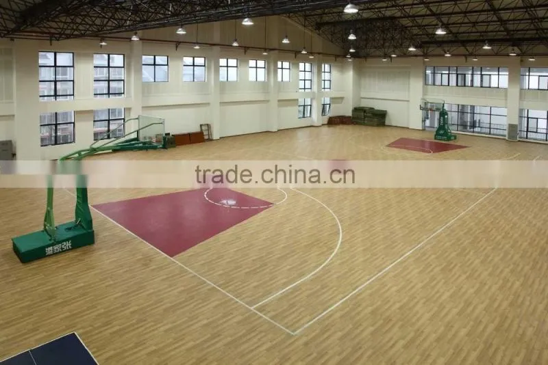 Simple Color Surface Treatment and Plastic Flooring Type PVC Flooring