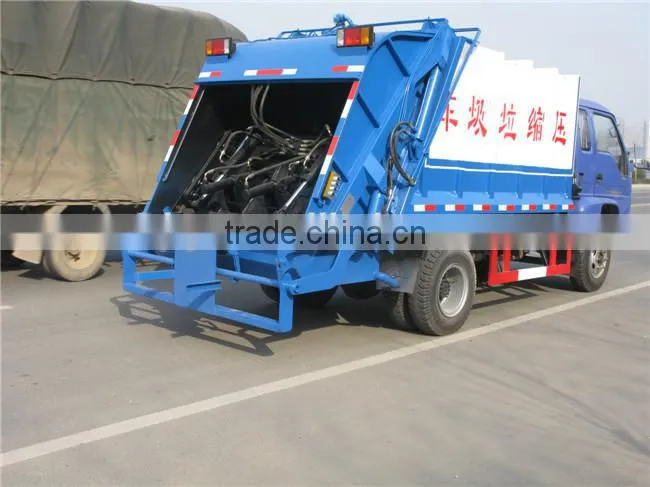 Foton 4*2 garbage compactor truck for sale