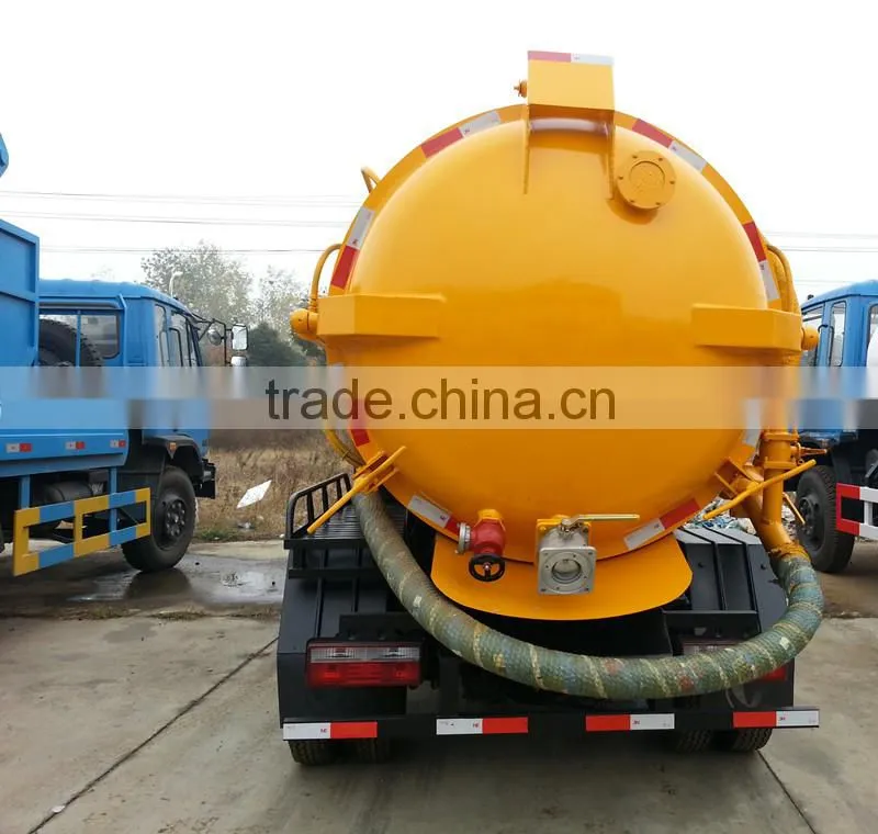 5 Cubic Meters Widely used sewage cleaning Sewage Suction truck/vehicle