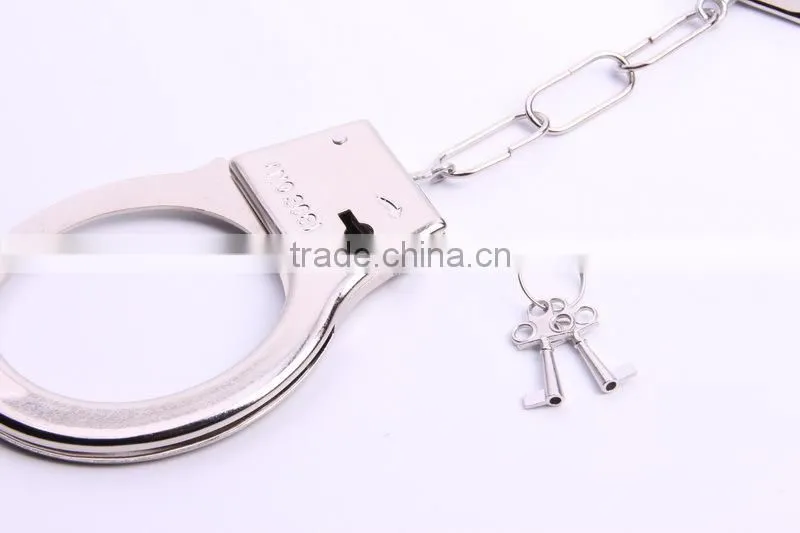 2015 siliver sex toys adult cheap metal handcuffs