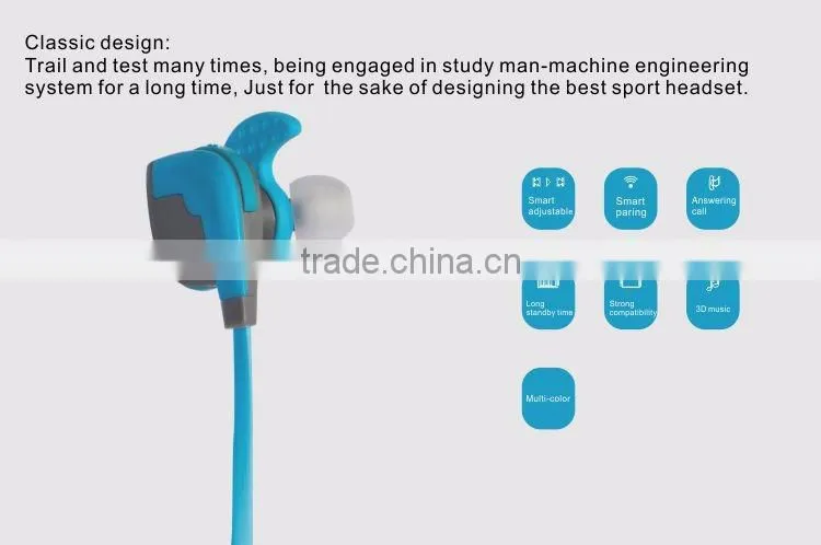 Hot selling 4.1+EDR Bluetooth headset mini stereo Bluetooth earphone for sport