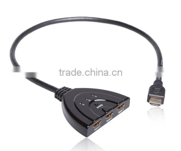 Pigtail Auto hdmi switch 3 in 1
