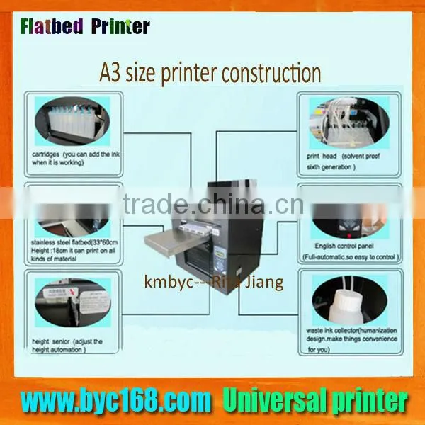 BYC168-5A digital A2 size phone cover inkjet printer
