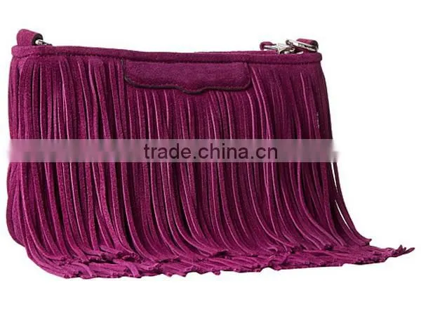 Fringe Tassel Long Strip Shoulder Bag for Girls