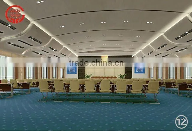 Curved metal ceiling/aluminum false ceiling