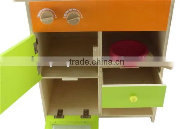 Wooden chinese toys kitchen play set for kid,wood kitchen toy