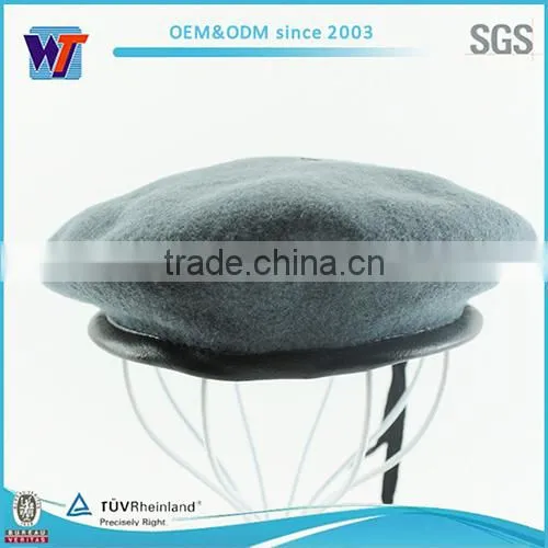 2015 wool green with string for men army beret cap