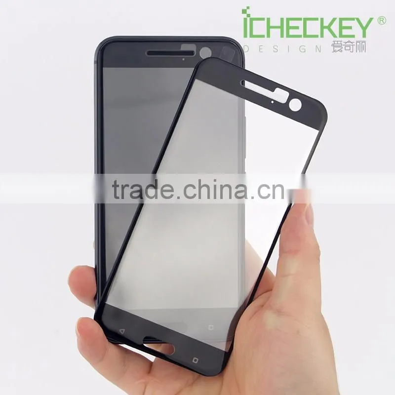 In stock !!! 9H hardness 0.33mm full coverage smart tempered glass film for HTC M10