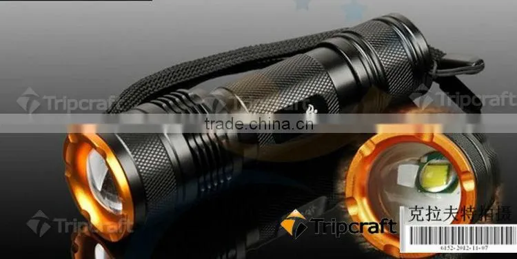 XM-L T6 1800 Lumens 7 mode Zoomable Led flashlight torch