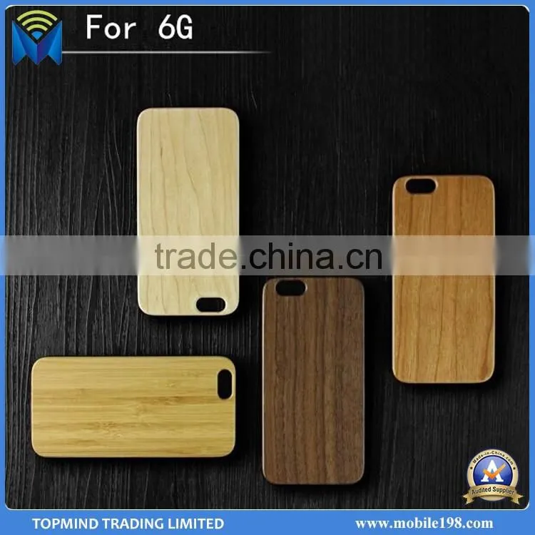 High Quality Real Natural Bamboo Wood Phone Cases for iPhone 6 6s 6plus 6s plus