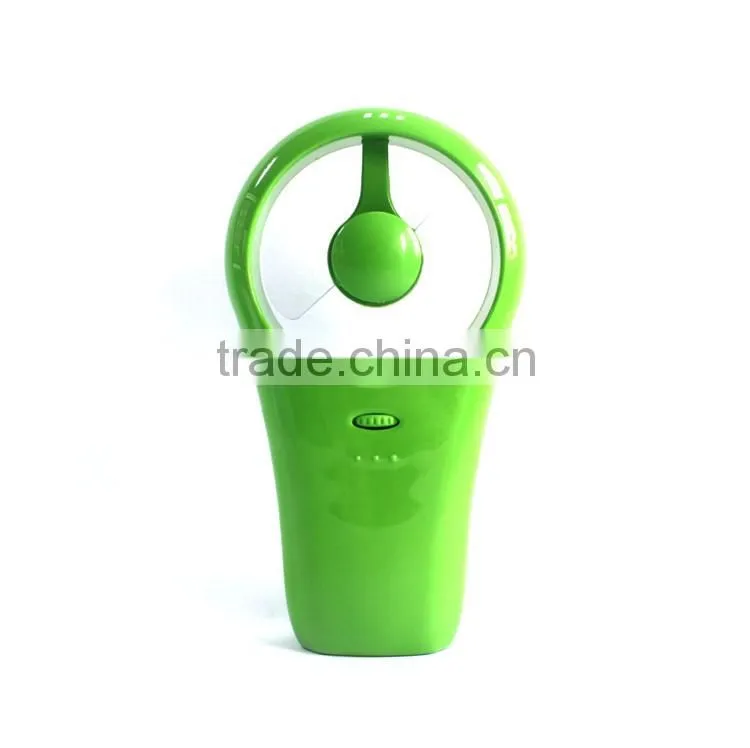 Give Away Gift USB Windmill Mini Fan Hand-held Mini Super Mute USB/Battery Operated Cooling Fan Pink
