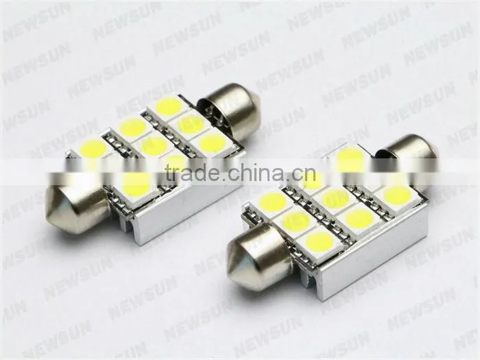 100% Manufacturer C5W CANBUS Led festoon dome light 12-14V 31MM/36MM/39MM/42MM universal car interior lamps
