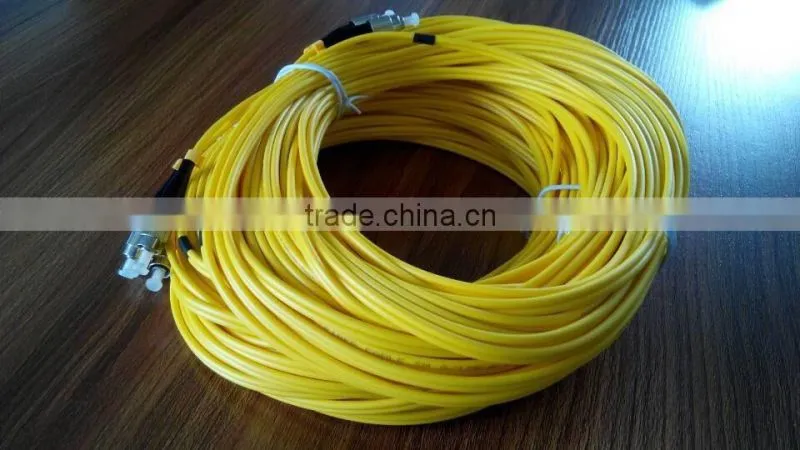 FC to FC PC SM duplex fiber optic pach cord, fc fibre patch cable