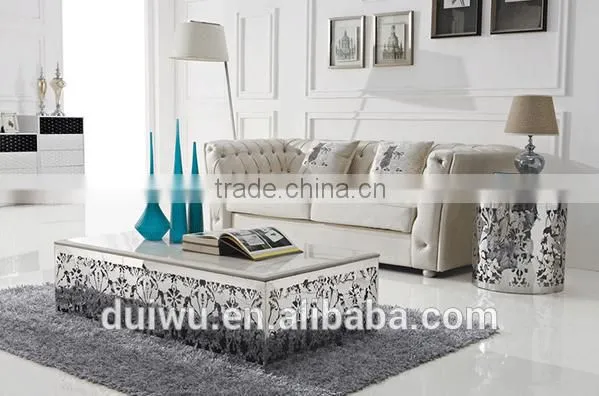 China cheap living room slick high gloss black side table
