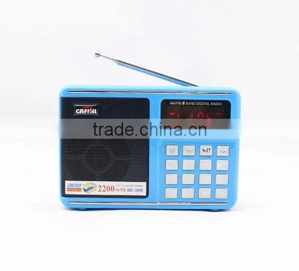 Manual portable digital small loudspeaker
