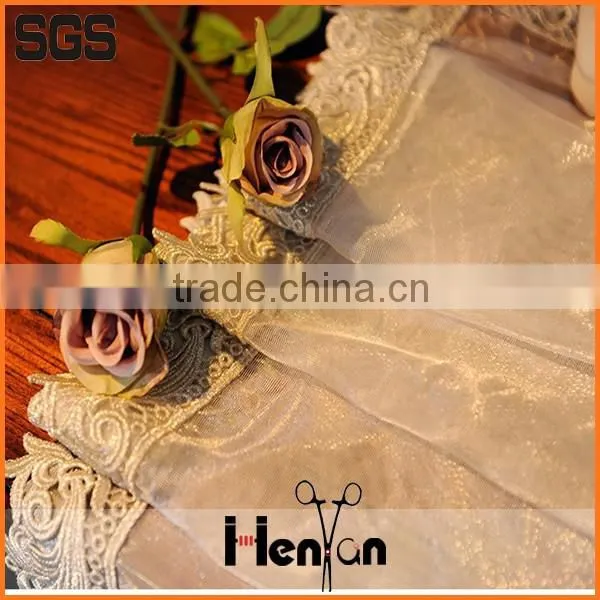 wholesale custom wedding gold table runners