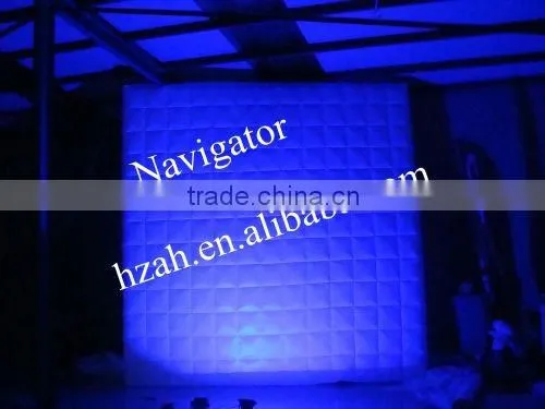 2016 popular hot sales led inflatable walls for events decoration