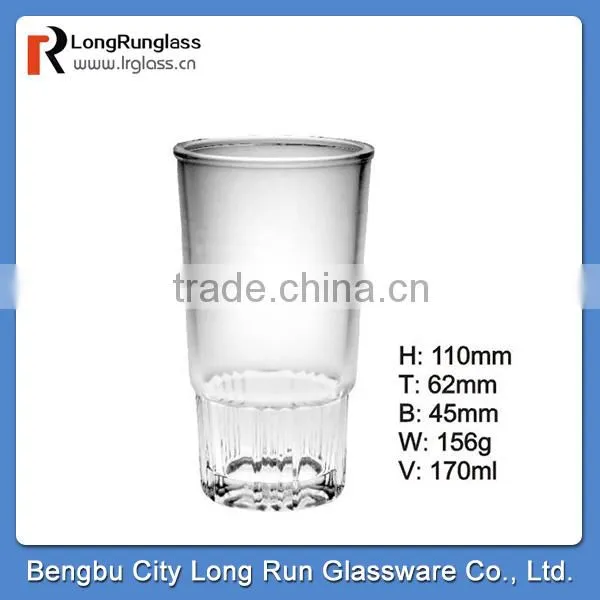 LongRun 280ml old fashioned home use glassware water glass fruit drinks glass glass
