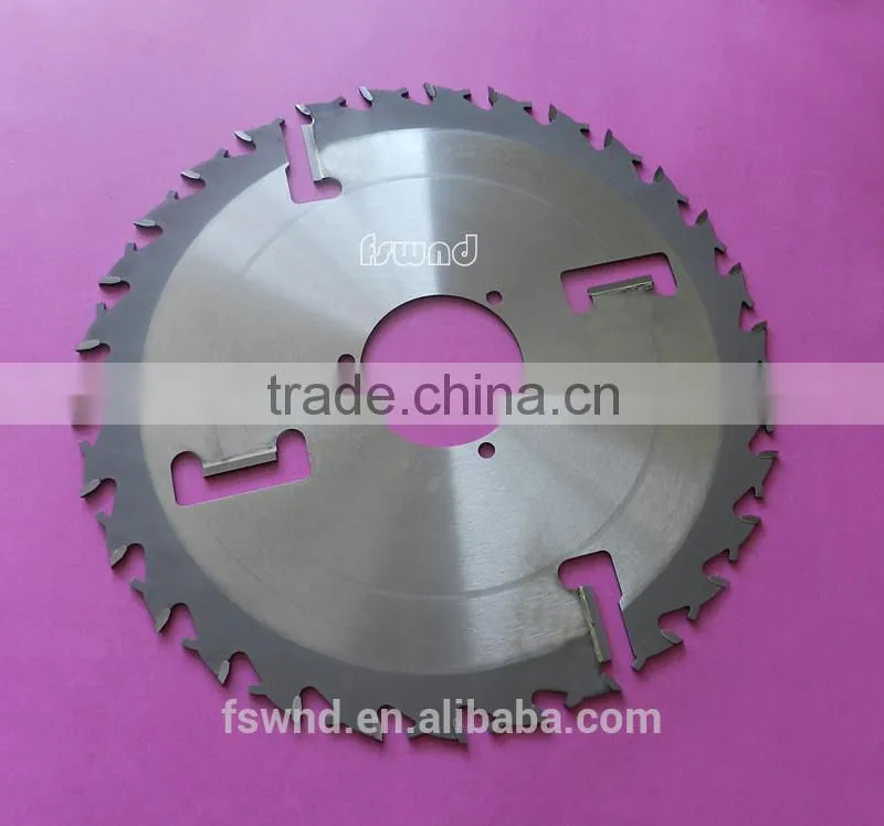 solid wood cutting tungsten carbide tipped circular saw blade with rakers