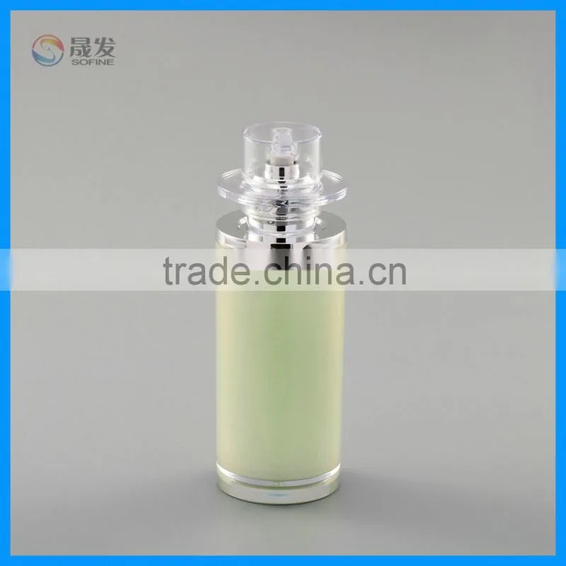 Rotate cap cosmetic lotion pump bottle