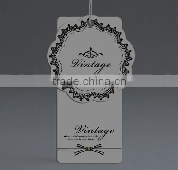 jeans use custom printing paper hang tag with own logo cheap