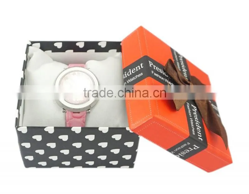 Hot in the market watch gift box active spot printing cover butterfly top promotional case