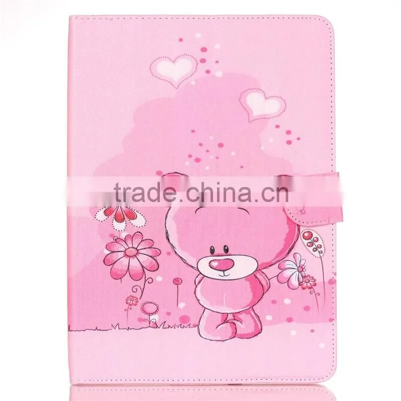 Hot Sale Canterbury Bell Design Leather Stand Holder Flip Cover For iPad Pro 9.7 Inch Tablet Leather Folio Case Wholesale