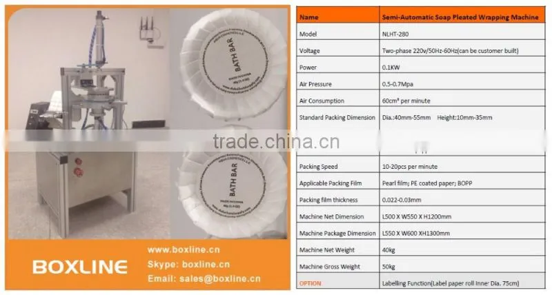 Industrial Stretch Film Multi-shape Soap Wrapping Machine