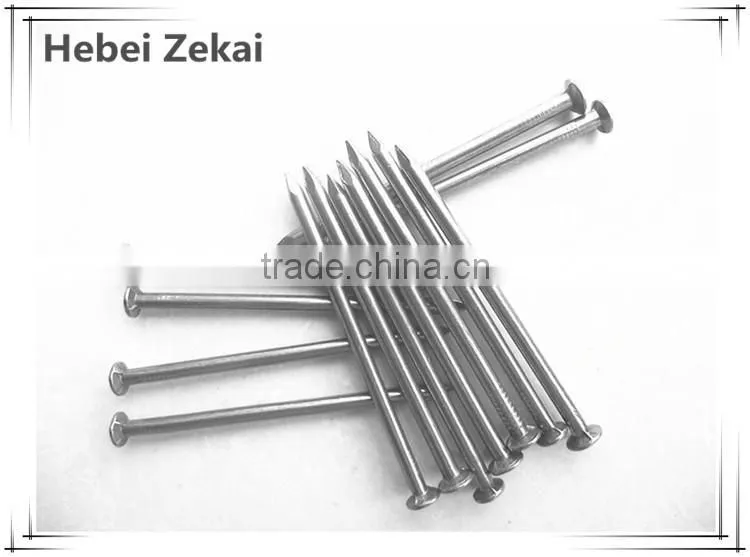 2.5" polished common nails for hardened nails