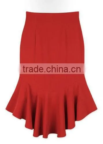 Stylish Ladies Women Fashion Sexy Irregular Fishtail Slim Skirt