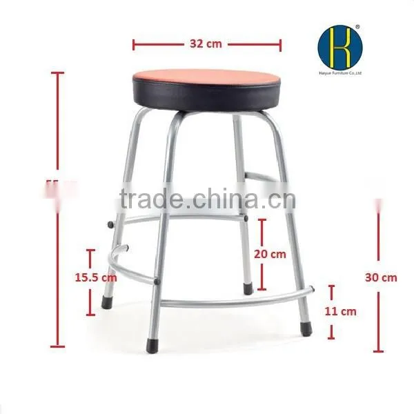 smart laboratory chars barstools with four levels footrest