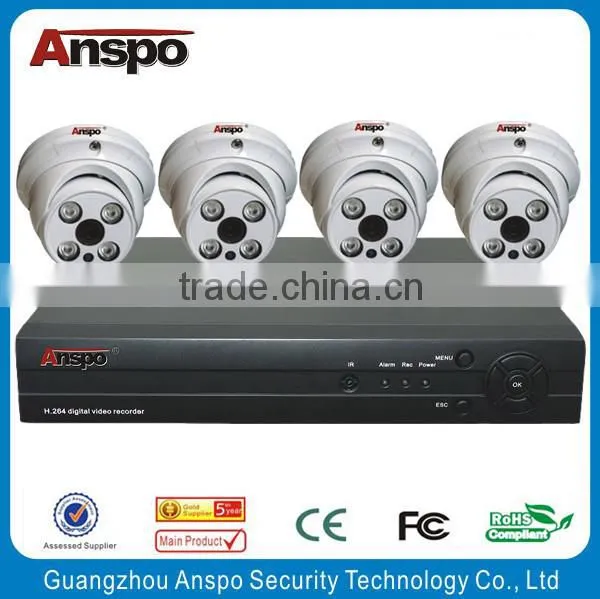 4CH Cctv Waterproof System AHD KIT System