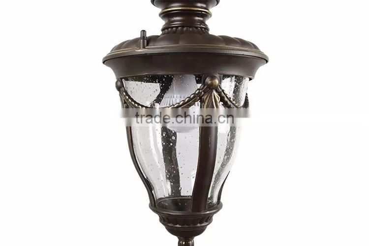 Vintage 110 volt max 300w three head die casting aluminum street lamp