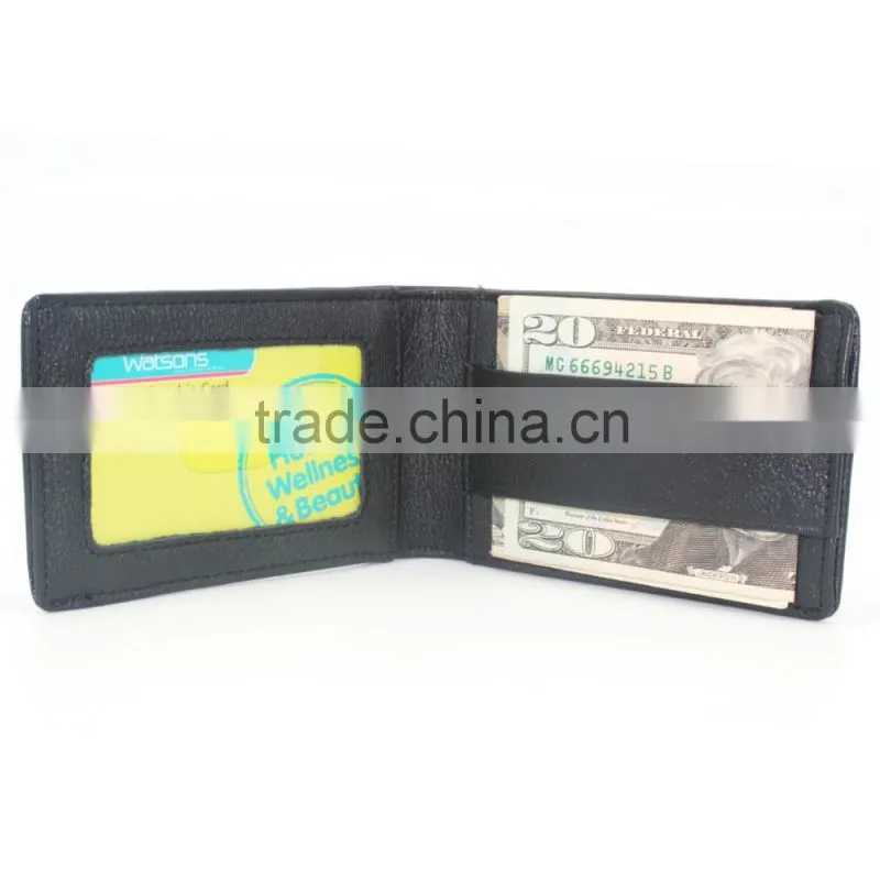 2016 credit card organizer rfid card wallet black leather for men