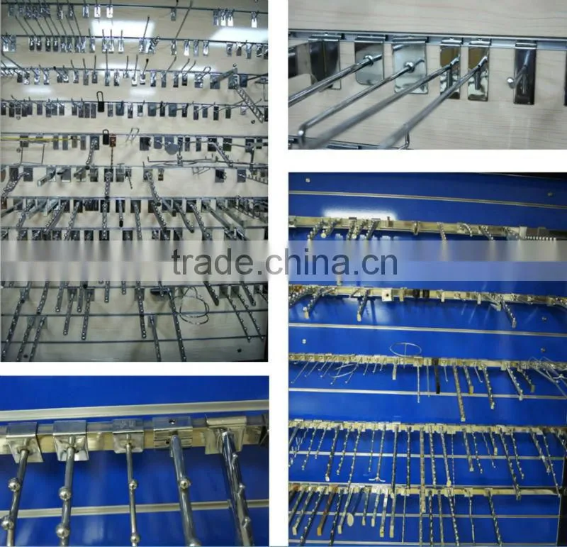 Heavy duty Chrome Round display shelf hook