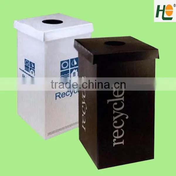 Recyclable Coroplast Plastic Dustbin