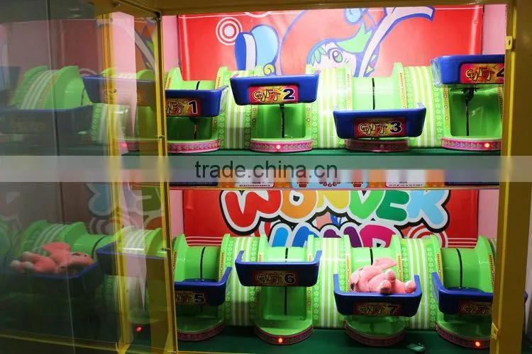 lottery mini crane claw machine used coin operated arcade vending game machine for sale