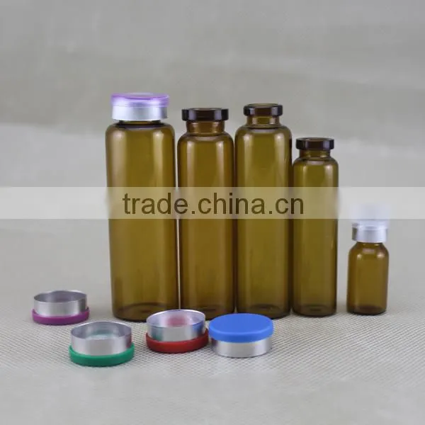 Clear amber pharmacy galss bottle vials for liquid