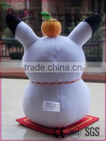 Cute High-quality Cheap Pokemon Center Holiday Gift Pikachu Kagami Mochi Ornament Plush Toy for Wholesale